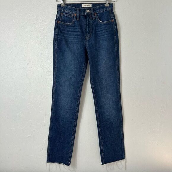Madewell stove-pipe full length denim jean size 24 - Picture 3 of 7